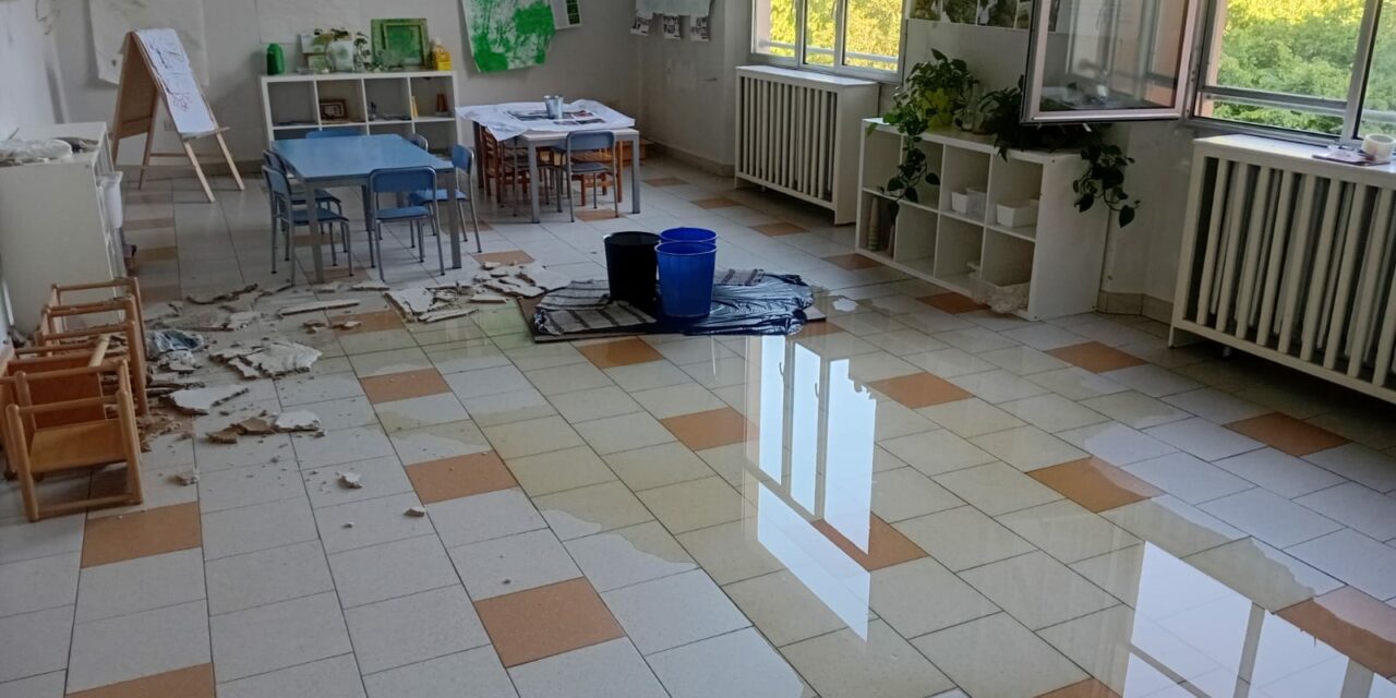  CONTROSOFFITTO CADUTO IN ASILO, “L’AREA ERA GIÀ INTERDETTA”