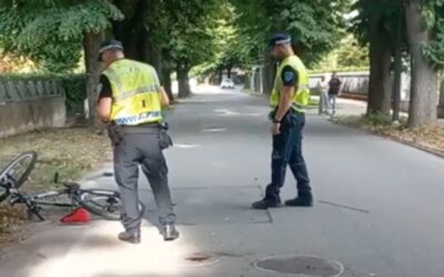 SCHIANTO CONTRO UN’AUTO, GRAVE CICLISTA