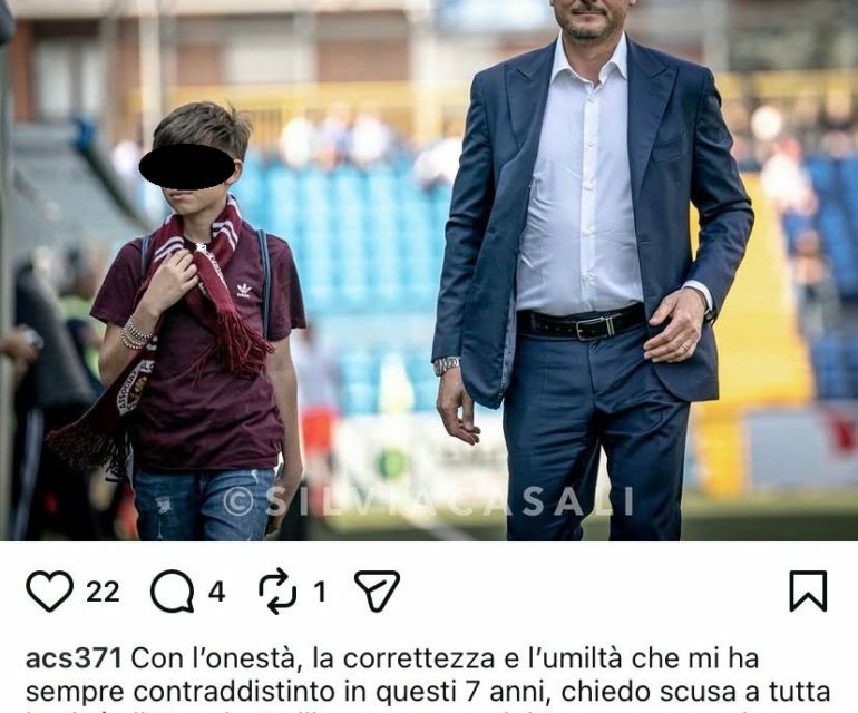 SALERNO CHIEDE SCUSA E RILANCIA