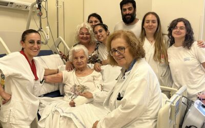 ANZIANA DI 104 ANNI TORNA A CAMMINARE DOPO INTERVENTO IN OSPEDALE A REGGIO