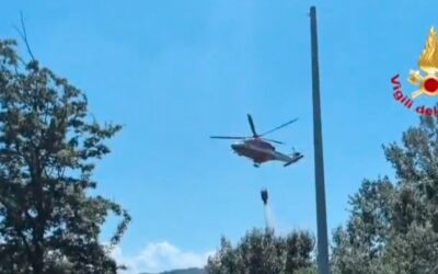 INCENDIO HA MINACCIATO MONTERICCO