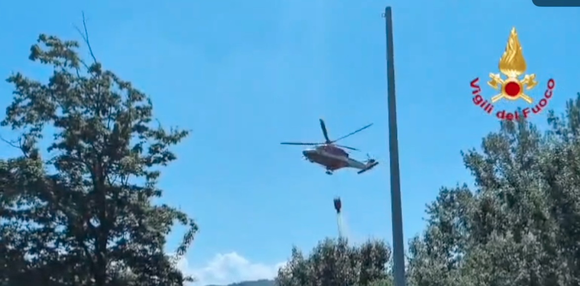 INCENDIO HA MINACCIATO MONTERICCO