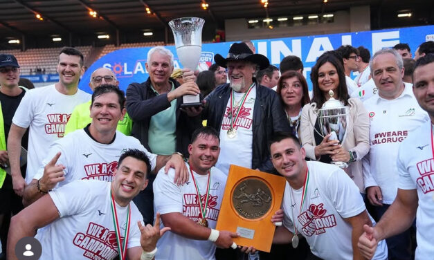 REGGIO CAMPIONE D’ITALIA NEL RUGBY ( vedi video festeggiamenti )