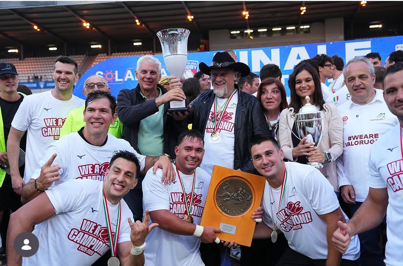 REGGIO CAMPIONE D’ITALIA NEL RUGBY ( vedi video festeggiamenti )