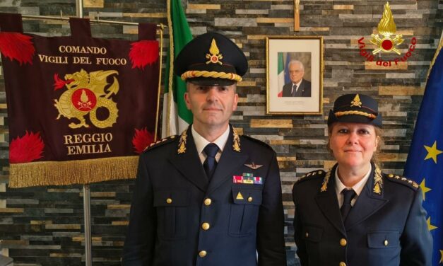 VIGILI DEL FUOCO, SI E’ INSEDIATO IL NUOVO COMANDANTE, L’ING. MARIA ELENA CILLI