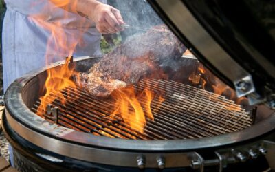 GATTATICO, IN FIAMME UN BARBECUE, UN FERITO LIEVE
