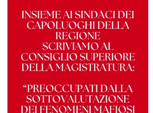 MAFIE AL NORD, I SINDACI EMILIANI  SCRIVONO AL CSM PER EVITARE SOTTOVALUZIONI
