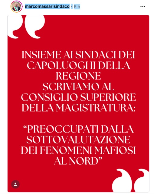 MAFIE AL NORD, I SINDACI EMILIANI  SCRIVONO AL CSM PER EVITARE SOTTOVALUZIONI