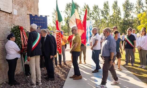COMMEMORATI I NOVE OPERAI UCCISI IL 28 LUGLIO 1943 ALLE EX REGGIANE MENTRE MANIFESTAVANO PER CHIEDERE LA FINE DELLA GUERRA