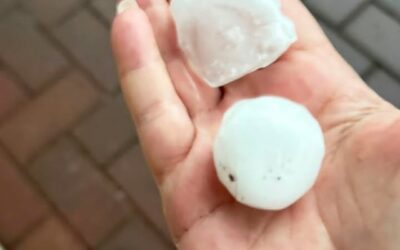 GRANDINE A ROLO E REGGIOLO, CHICCHI COME PALLINE DA PING PONG