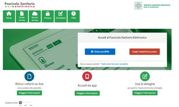 NUOVA VERSIONE PER IL FASCICOLO SANITARIO