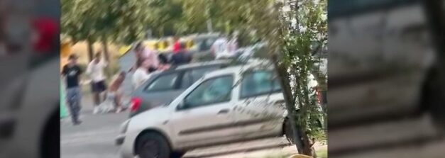 ZONA CANALINA, VIOLENTA RISSA TRA GIOVANI DAVANTI ALLA GENTE