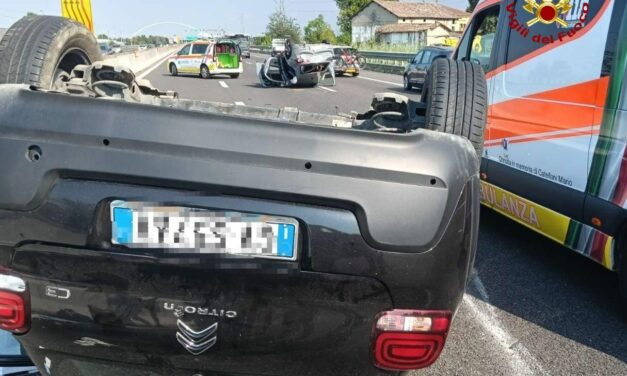 GRAVE SCHIANTO TRA AUTO IERI POMERIGGIO IN A1. UN FERITO GRAVE