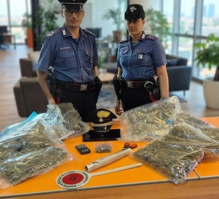 NASCONDEVA CHILI DI DROGA NELLA CASA DELLA MAMMA ALLETTATA, ARRESTATO