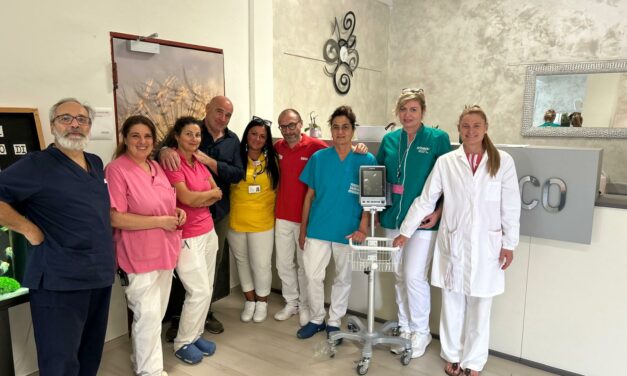 IMPORTANTE DONAZIONE ALLA CASA RESIDENZA ANZIANI OASI S.FRANCESCO DI CEREGGIO DI RAMISETO ( VENTASSO )