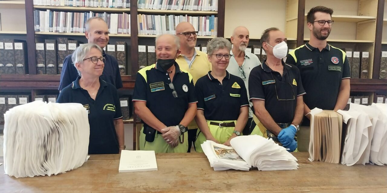 LA PROTEZIONE CIVILE SALVERA’ I LIBRI ‘BAGNATI’ DELLA BIBLIOTECA PANIZZI
