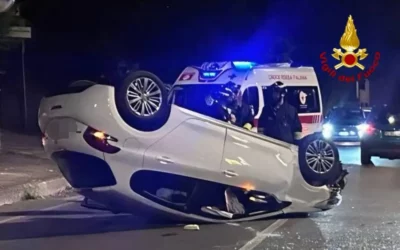 INCIDENTE A VEZZANO, FERITA 47ENNE