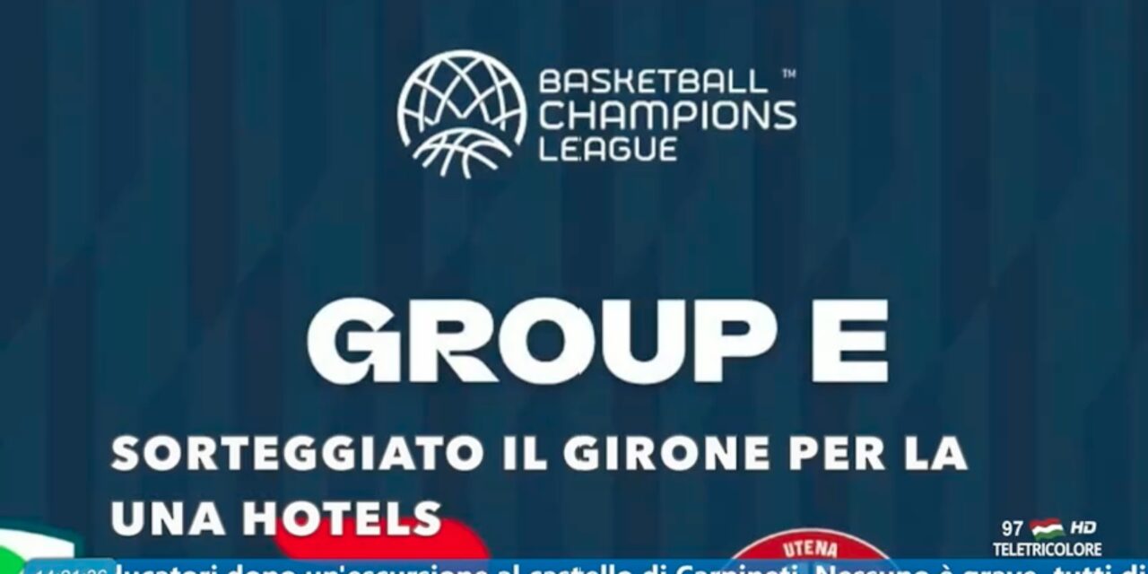 SORTEGGIATO IL GIRONE PER LA UNA HOTELS