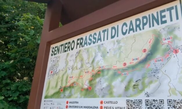 INAUGURATO A CARPINETI IL SENTIERO ‘FRASSATI’. guarda il video del nostro tg