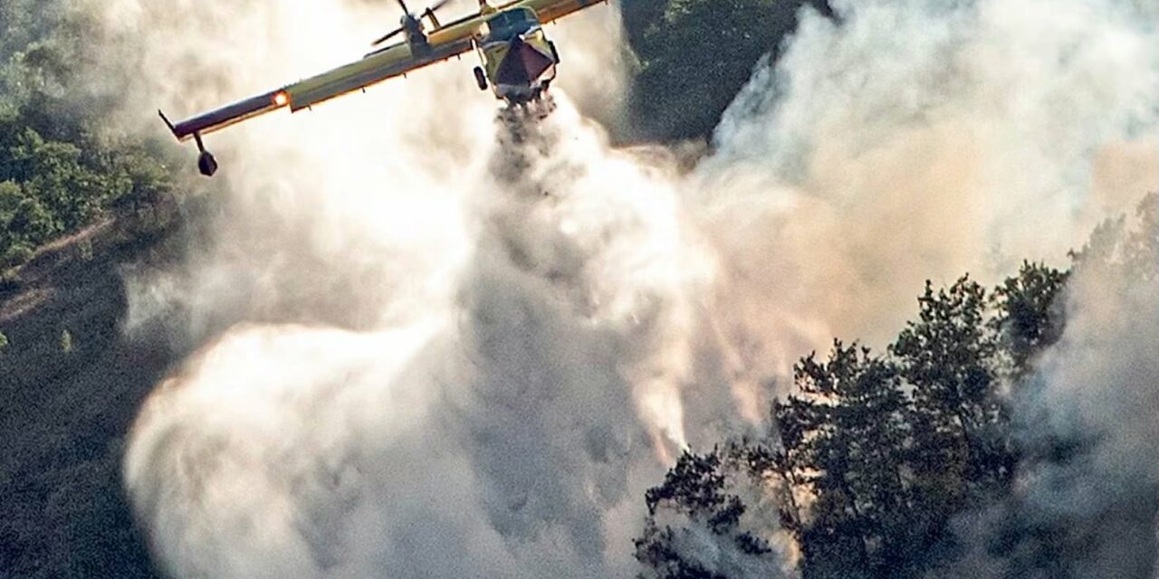 INCENDIO CANOSSA, EMERGENZA FINITA. L’AREA RESTA IN UNA FASE DI ATTENZIONE