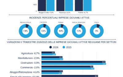 AUMENTANO LE IMPRESE GIOVANILI NEL REGGIANO