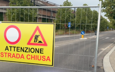 CANTIERI AL VIA IN CITTA’ DA LUNEDI’ MA SALTA QUELLO IN VIA DEL PARTIGIANO. PER LA FESTA DELL’UNITA’ DEL PD?