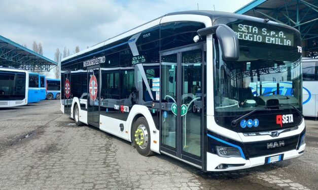 SETA, 8 NUOVI AUTOBUS ELETTRICI IN SERVIZIO A REGGIO
