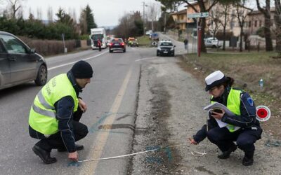 AUMENTANO GLI INCIDENTI STRADALI CON FUGA