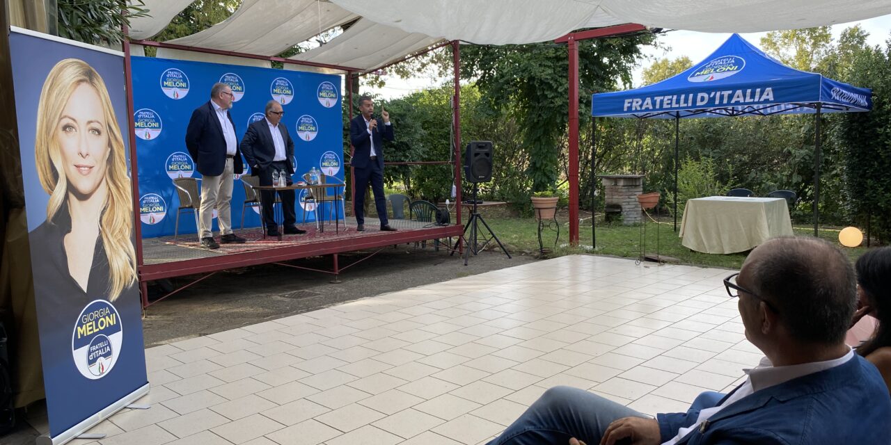 VIA ALLA FESTA PROVINCIALE DI FRATELLI D’ITALIA