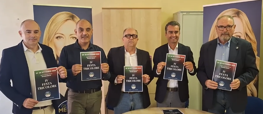 FRATELLI D’ITALIA PRESENTA LA SUA FESTA DI PARTITO (vedi servizio TG)