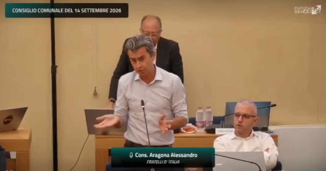 ALESSANDRO ARAGONA ( FDI ) LASCIA IL CONSIGLIO COMUNALE. AL SUO POSTO ENTRA ROBERTA RIGON