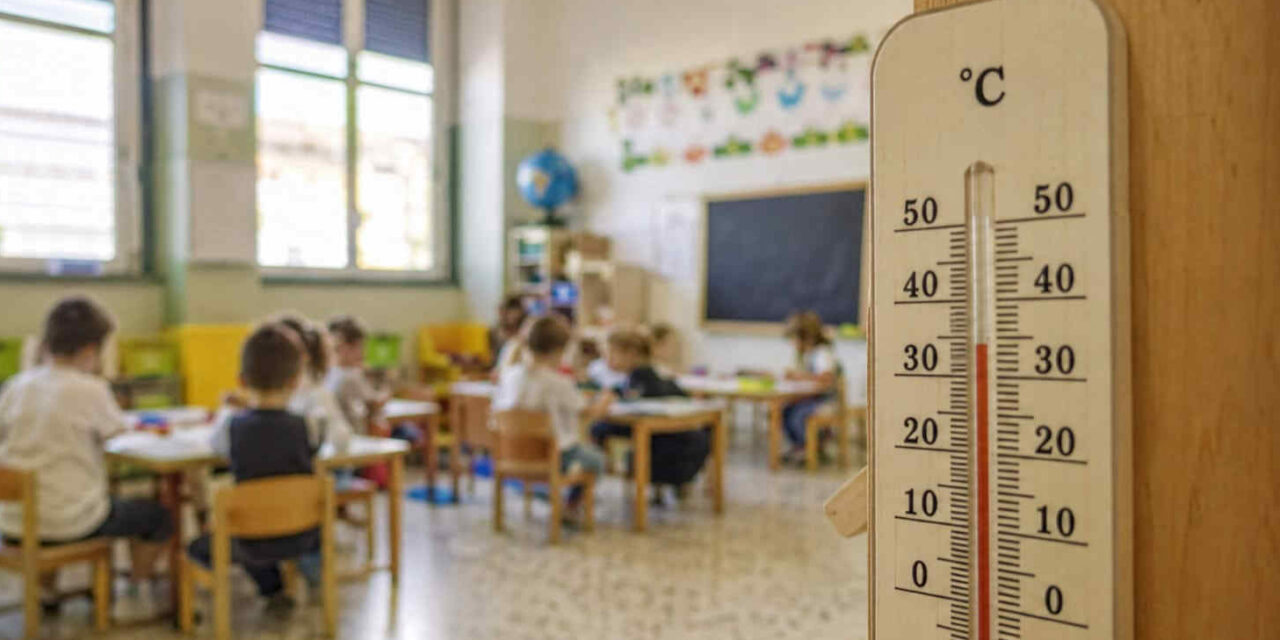 CALDO NELLE SCUOLE, LA CISL CHIEDE SOLUZIONI