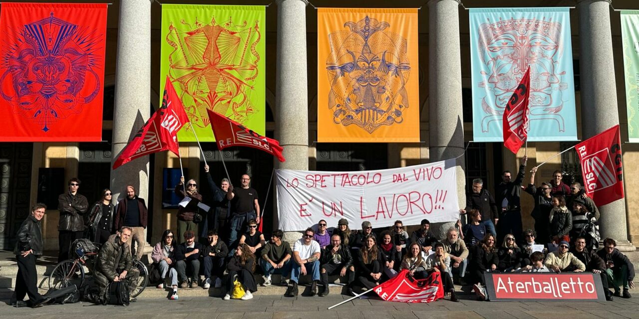 REGGIO, LO SCIOPERO DEI LAVORATORI DEI TEATRI