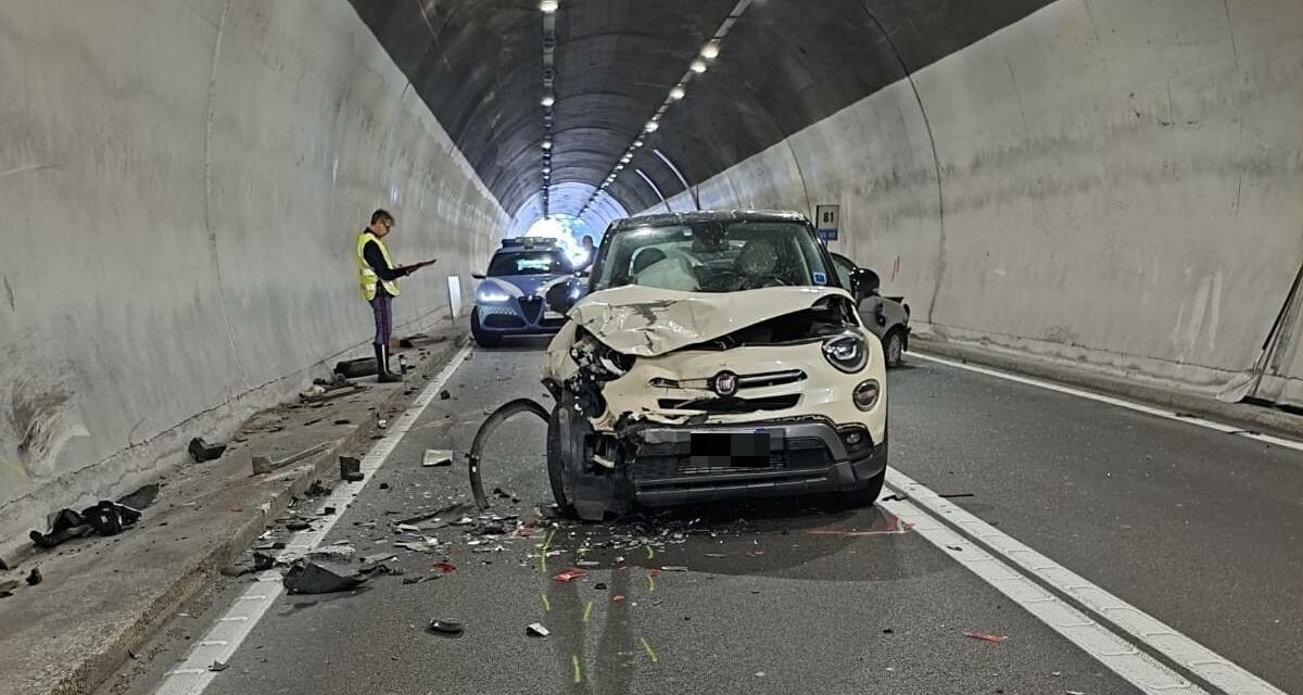 CASINA, INCIDENTE PRESSO LA GALLERIA A BOCCO, QUATTRO FERITI