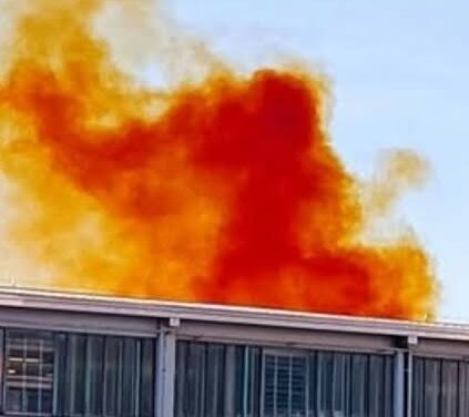 NUBE ARANCIONE CORTE TEGGE, CONCLUSO LO SVUOTAMENTO E IL RIPRISTINO DELLA CISTERNA