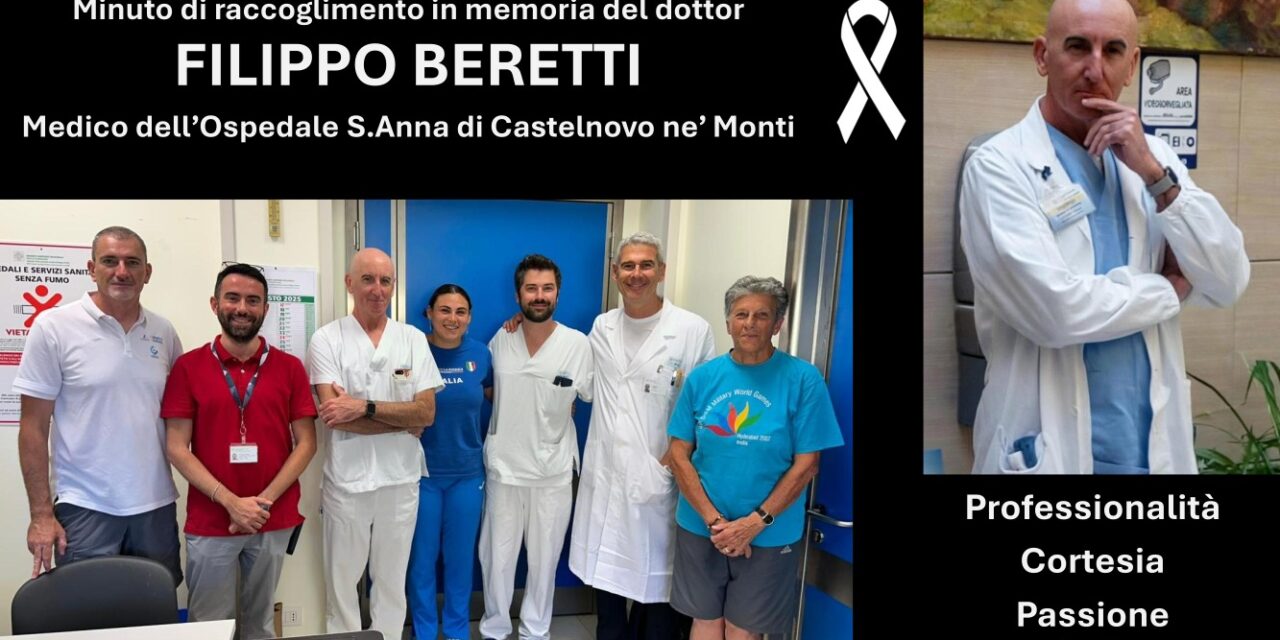 PROFONDO CORDOGLIO PER LA MORTE DEL RADIOLOGO BERETTI