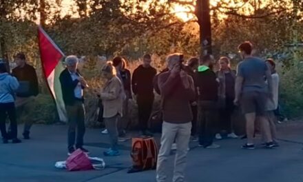 MANIFESTANTI, LA PROTESTA CONTINUA CONTRO LA VISITA DEGLI ISRAELIANI A REGGIO