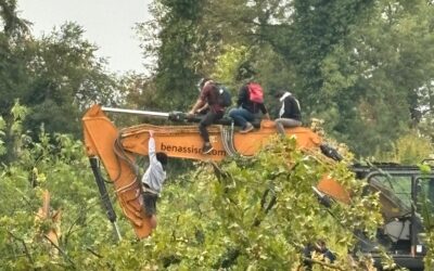 CANTIERE OSPIZIO, I LAVORI PROSEGUONO, LA PROTESTA CRESCE