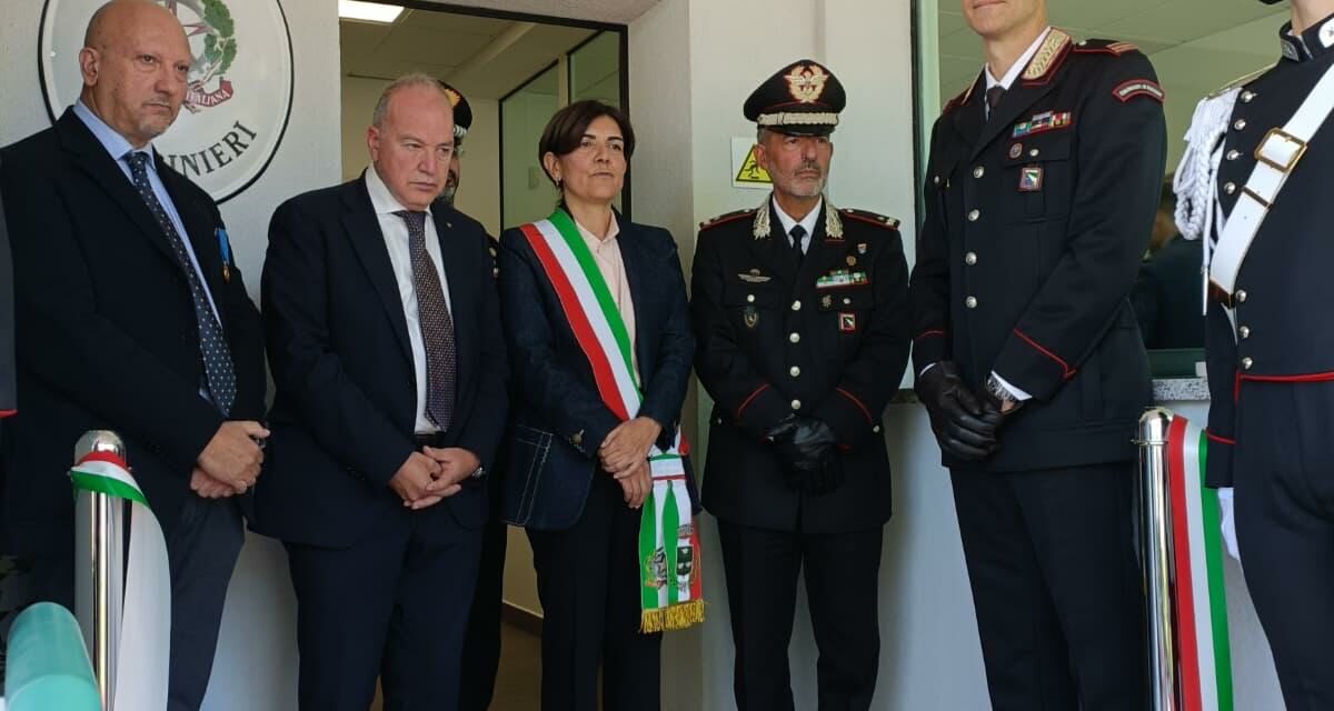 ALBINEA, INAUGURATA LA CASERMA ISCARO ( vedi servizio tg )