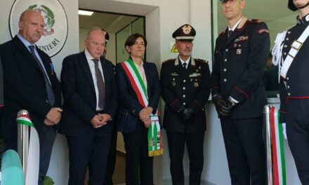 ALBINEA, INAUGURATA LA CASERMA ISCARO ( vedi servizio tg )