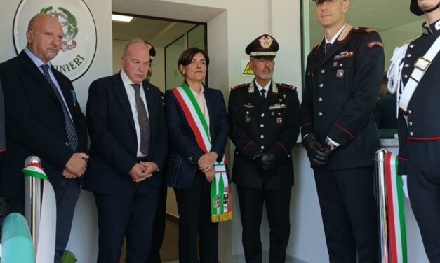 ALBINEA, INAUGURATA LA CASERMA ISCARO ( vedi servizio tg )