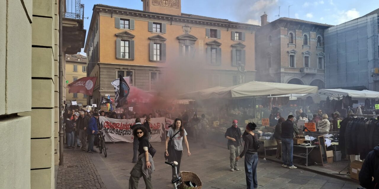 UN FIUME DI STUDENTI IN CORTEO ( guarda il video del tg )