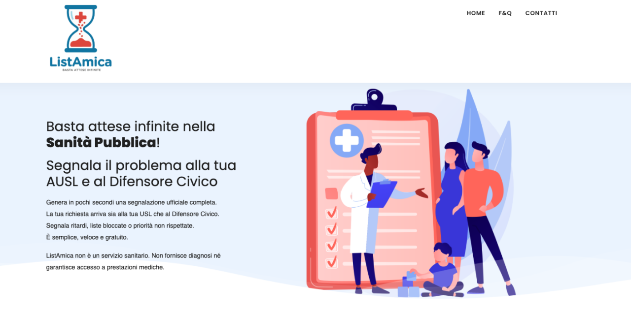 SANITA’, UN SITO PER AIUTARE IL CITTADINO GRAZIE A FORZA ITALIA