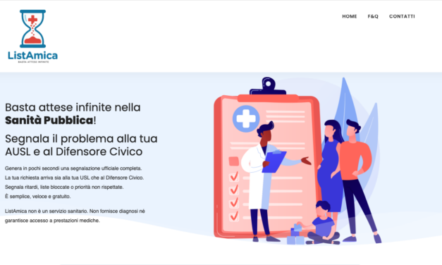 SANITA’, UN SITO PER AIUTARE IL CITTADINO GRAZIE A FORZA ITALIA
