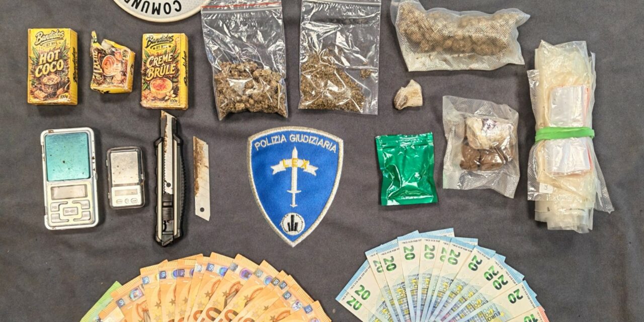 34ENNE ARRESTATO PER SPACCIO IN VIA CANALINA