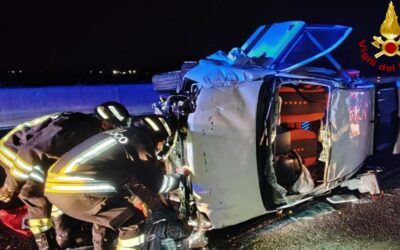 INCIDENTE IN AUTOSTRADA, DUE FERITI